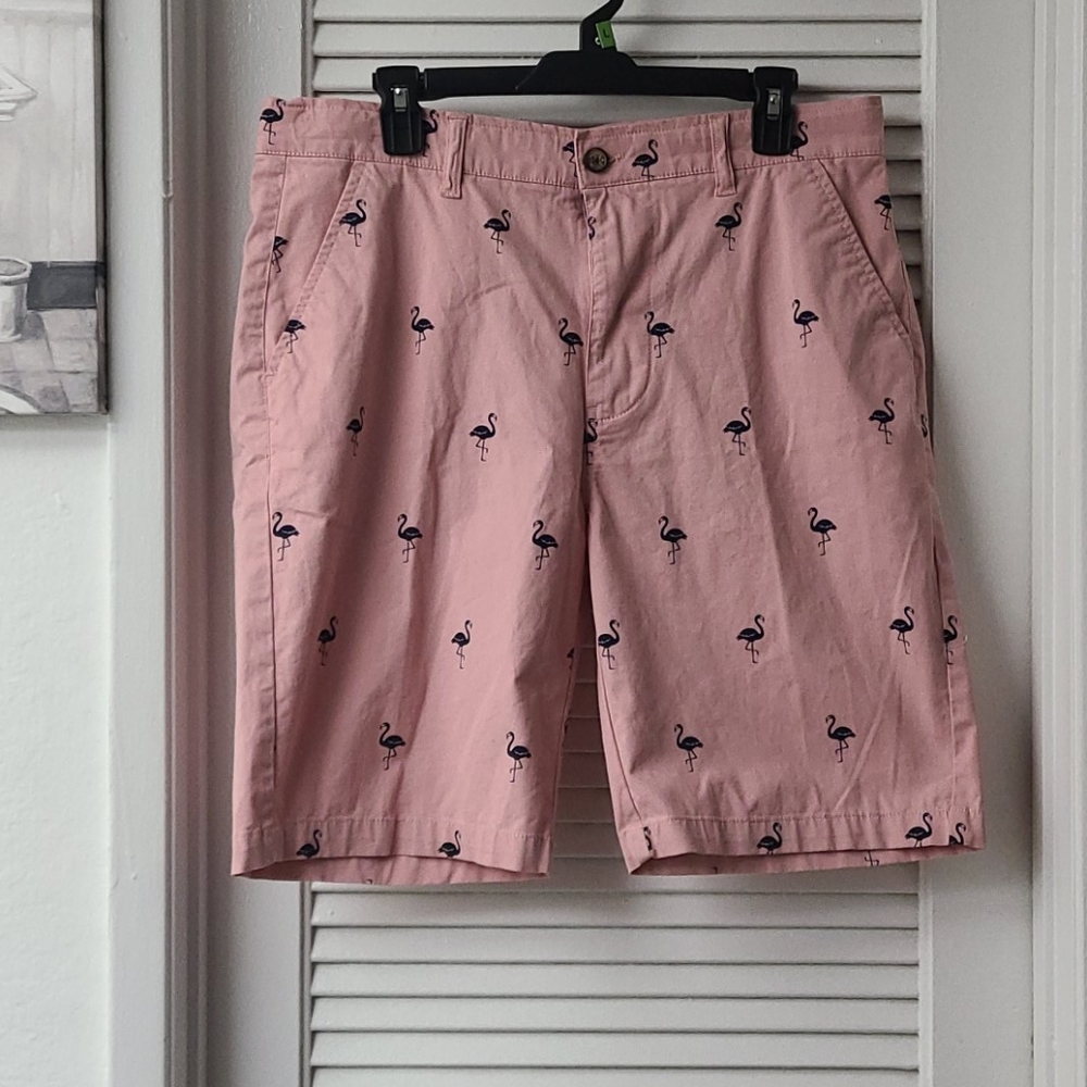 Hudson & Barrow Flamingo Shorts